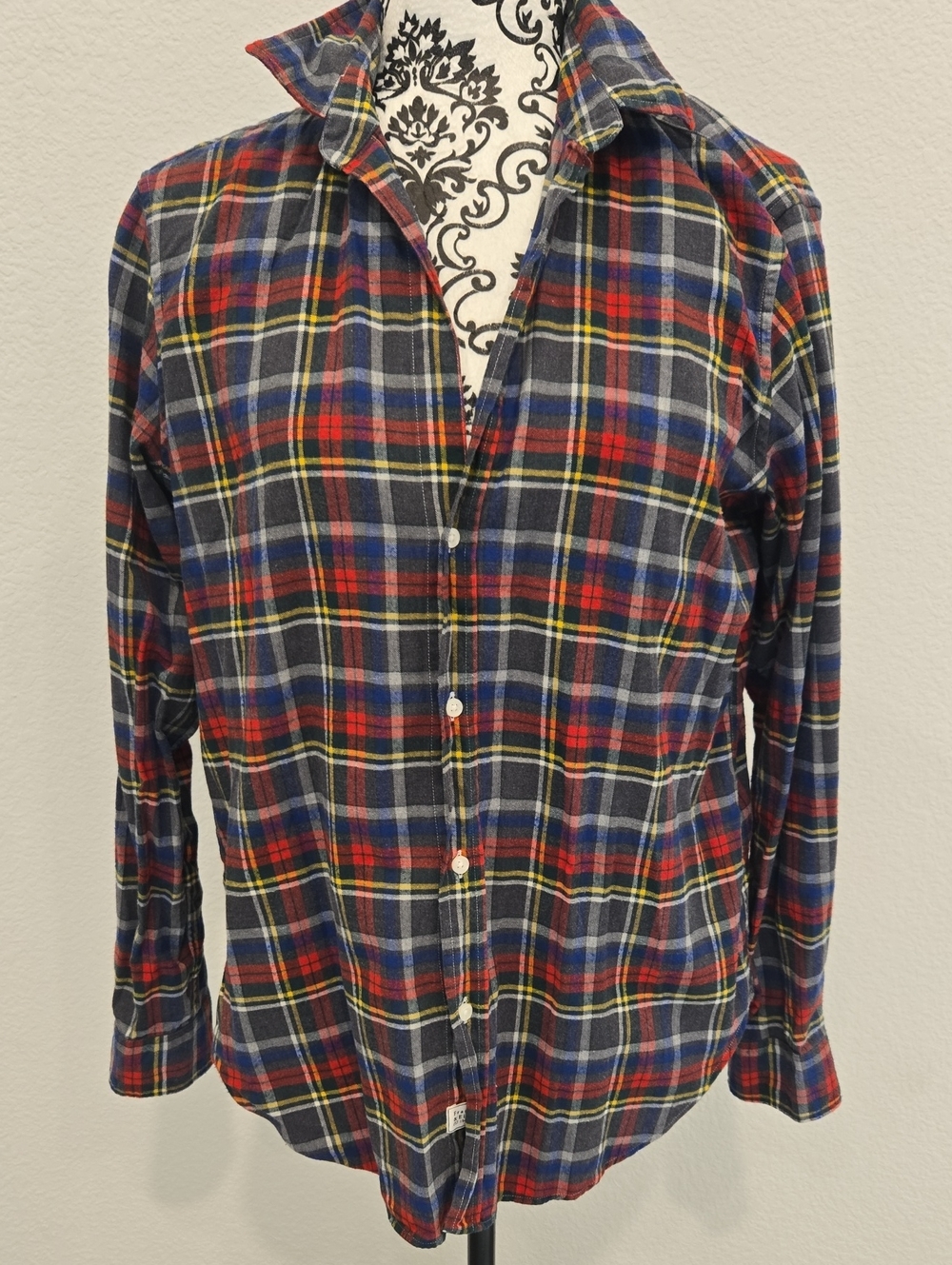 Frank & Eileen Red, Blue and Yellow Plaid Button-Down Shirt